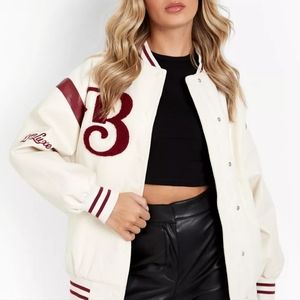 Boohoo Varsity Bomber Jacket